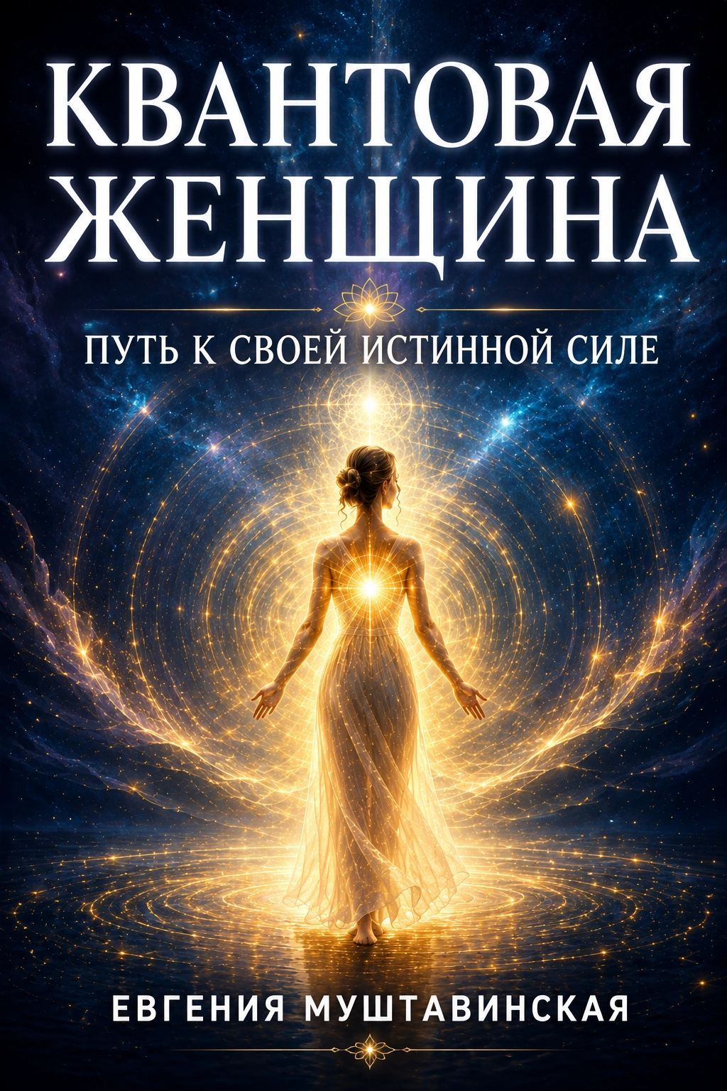 Обложка книги Квантовая женщина Евгении Муштавинской