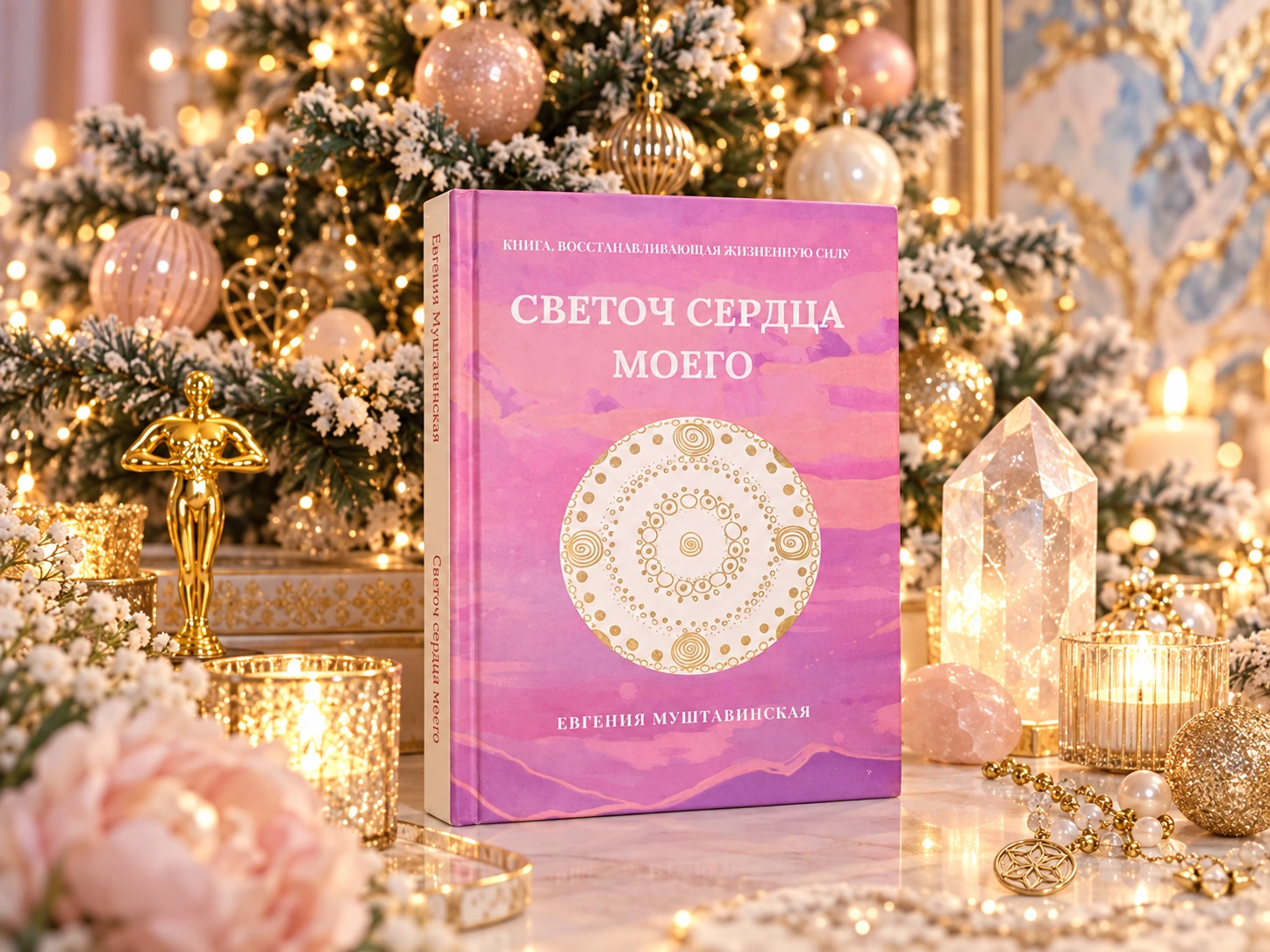 Светоч сердца моего — Обложка в праздничном интерьере